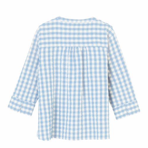 Juna Bæk&Bølge Irene natskjorte - lyseblå - Bahne